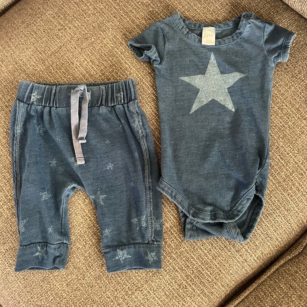Nordstrom Baby Blue Onesie